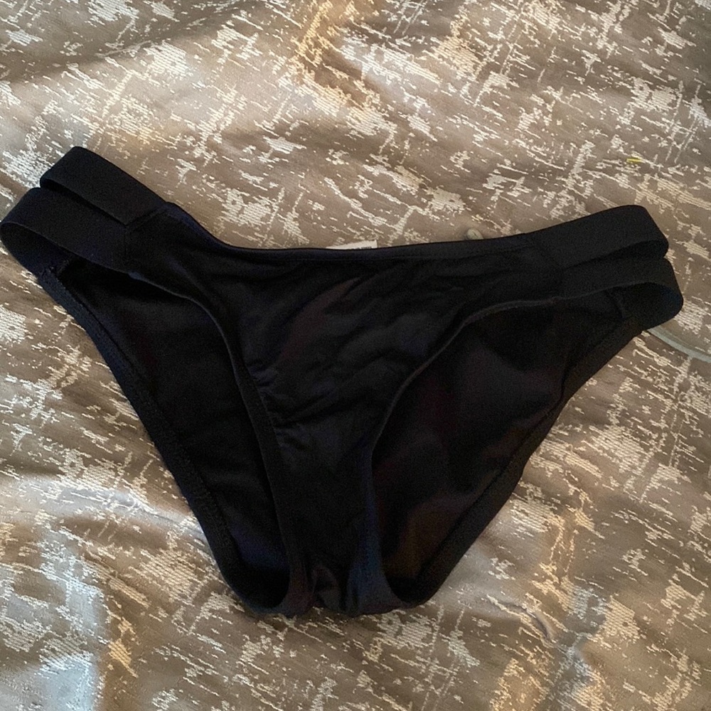 Black bikini bottom